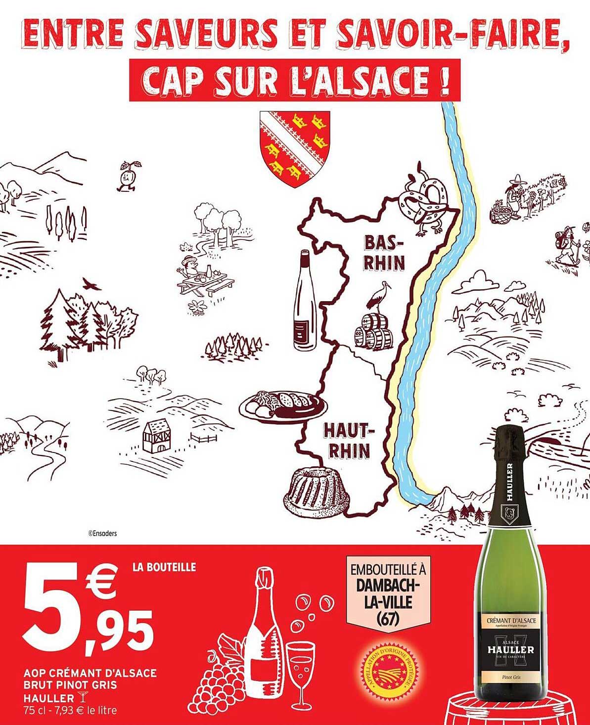 AOP CRÉMANT D'ALSACE BRUT PINOT GRIS HAULLER