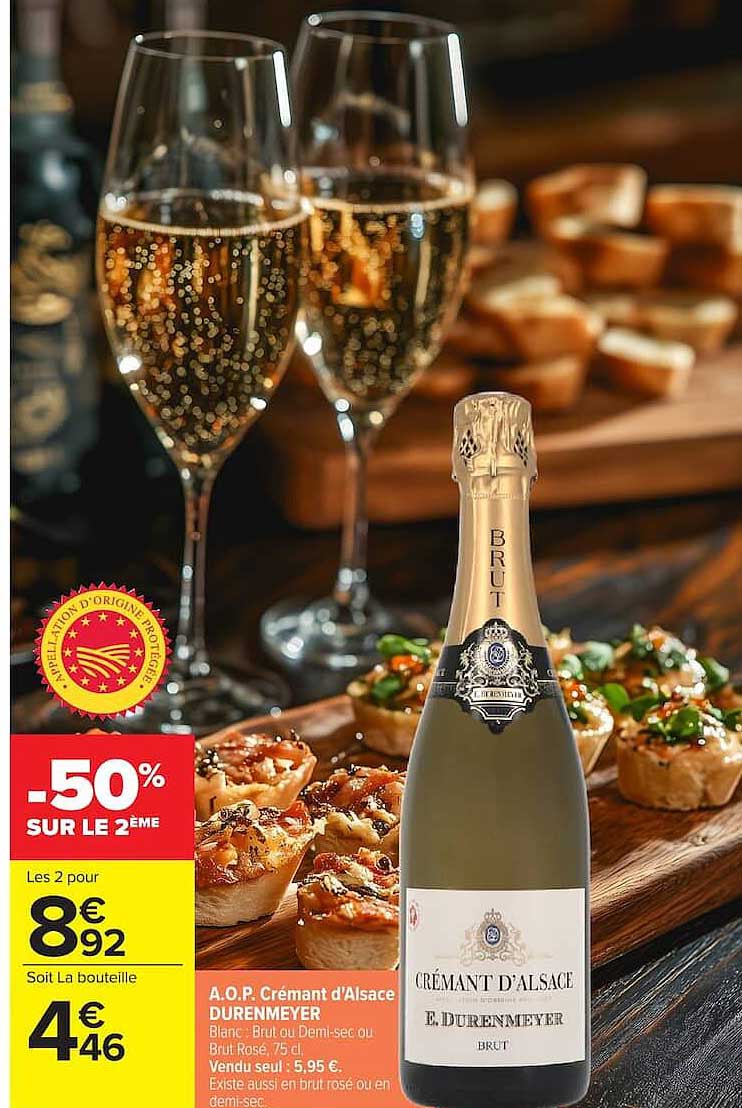 A.O.P. Crémant d'Alsace DURENMEYER