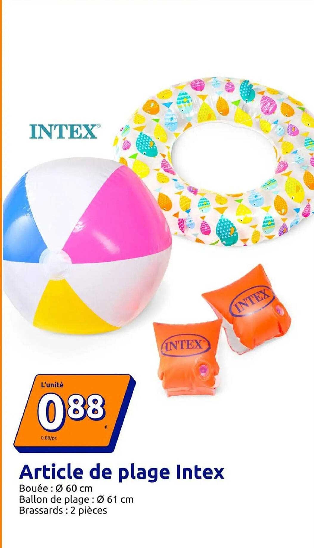 Article de plage Intex