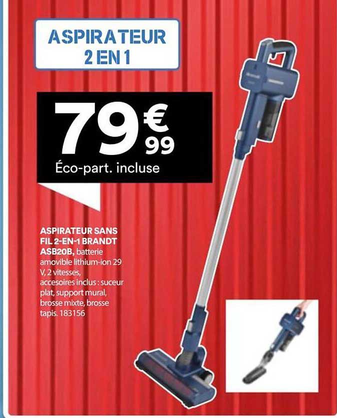 ASPIRATEUR 2 EN 1
