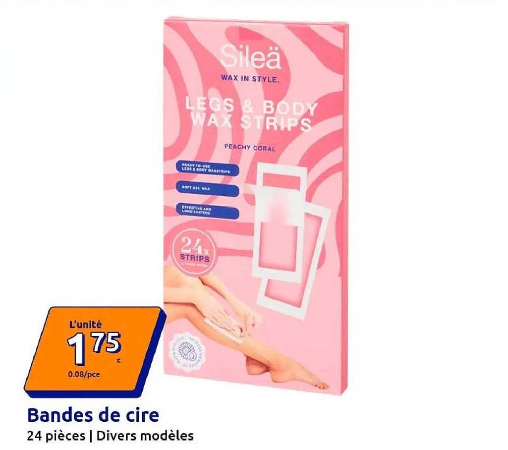 Bandes de cire