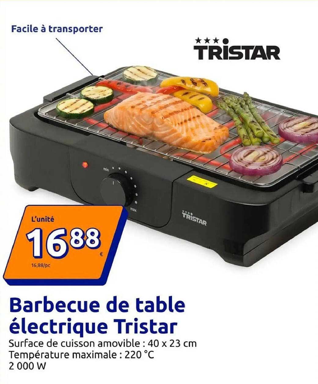 Barbecue de table électrique Tristar