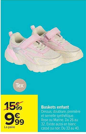 Baskets enfant