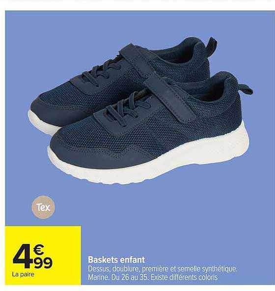 Baskets enfant