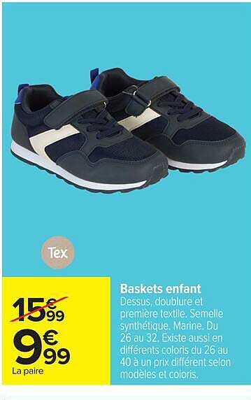 Baskets enfant