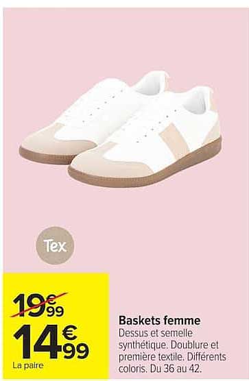 Baskets femme
