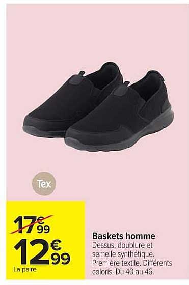 Baskets homme