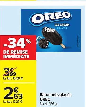 Bâtonnets glacés OREO