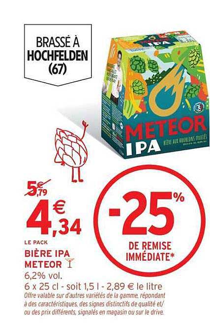 BIÈRE IPA METEOR