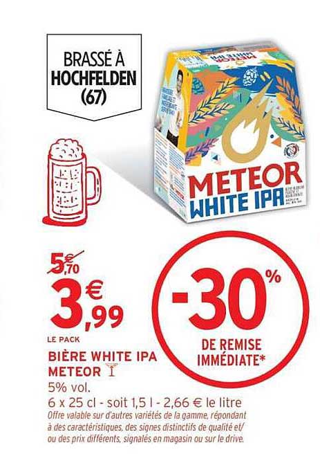 BIÈRE WHITE IPA METEOR