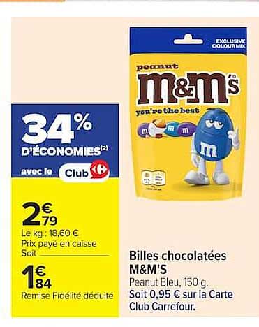 Billes chocolatées M&M'S