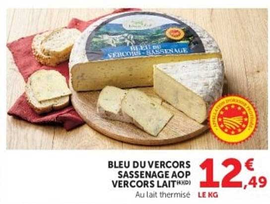 BLEU DU VERCORS SASSENAGE AOP VERCORS LAIT(*)(D)