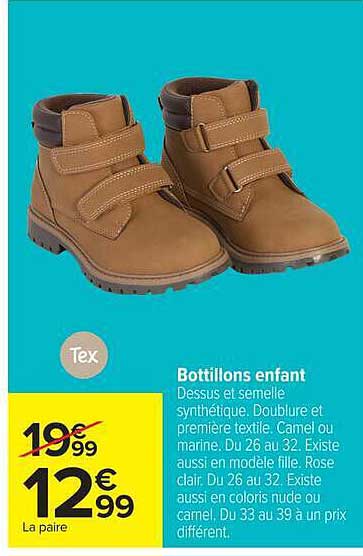 Bottillons enfant