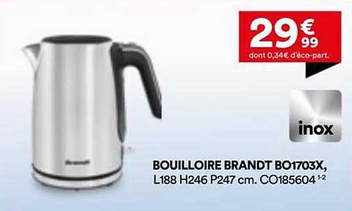 BOUILLOIRE BRANDT BO1703X, L188 H246 P247 cm. CO185604 *12