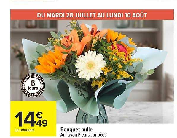 Bouquet bulle
