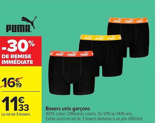 Boxers unis garçons
