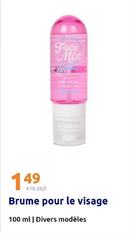 Brume pour le visage
