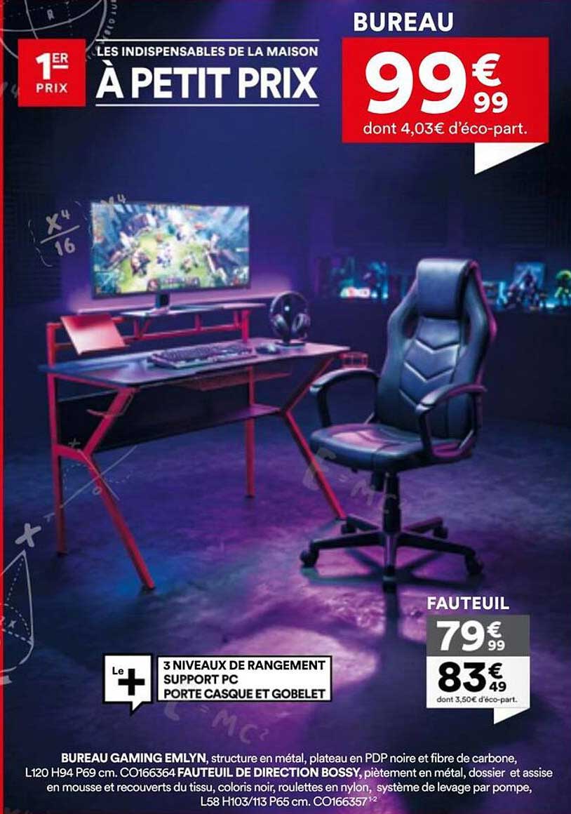 BUREAU GAMING EMLYN