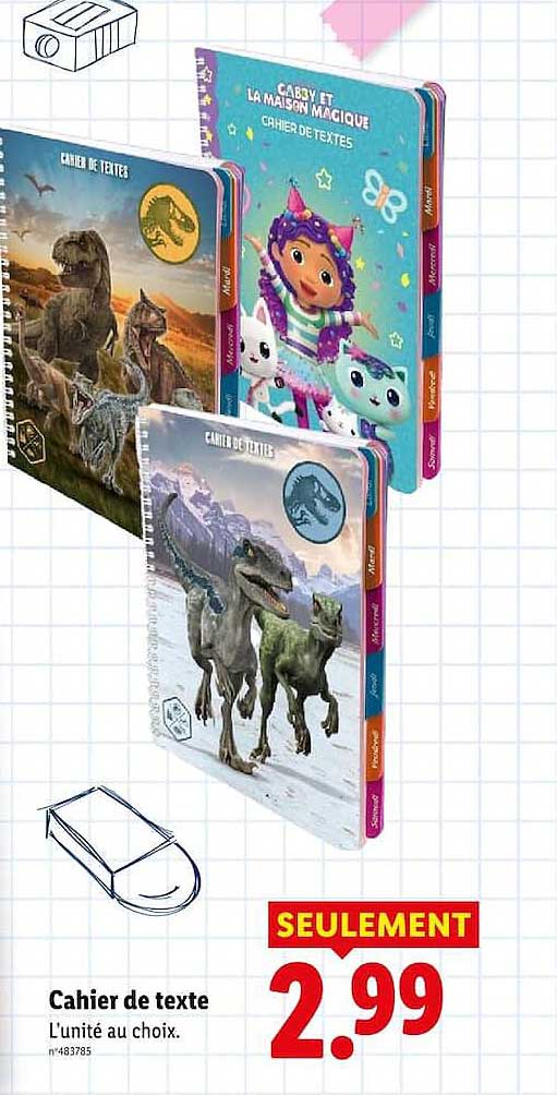 Cahier de texte