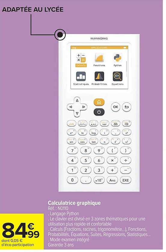 Calculatrice graphique