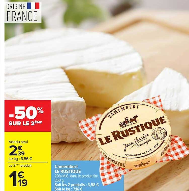 Camembert LE RUSTIQUE