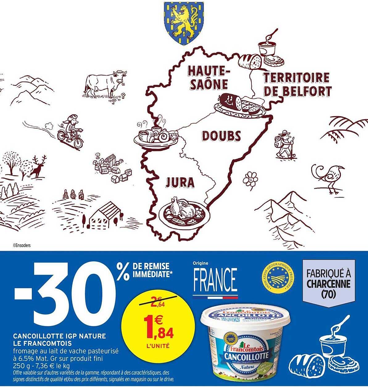 Cancoillotte IGP Nature Le Franchetois