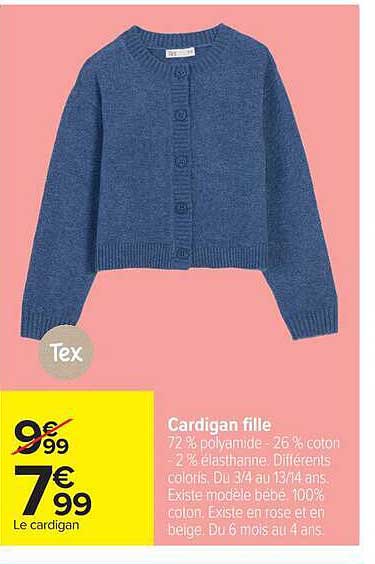 Cardigan fille