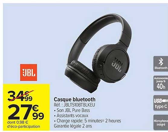 Casque bluetooth