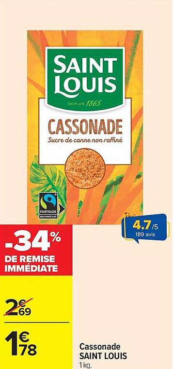 Cassonade SAINT LOUIS