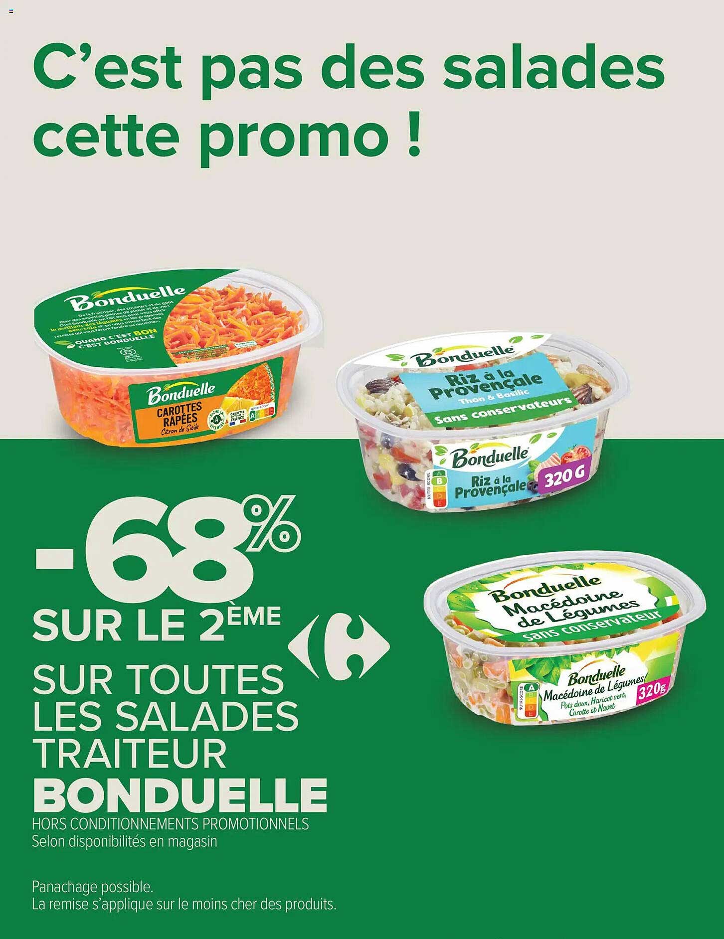 C’est pas des salades cette promo !