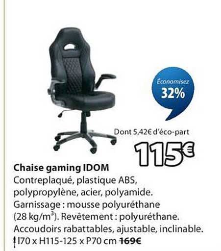 Chaise gaming IDOM