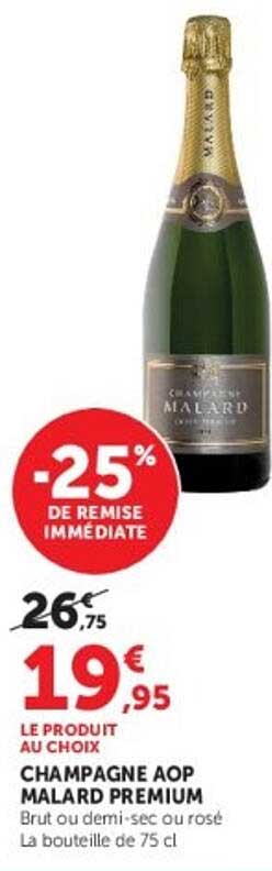 CHAMPAGNE AOP MALARD PREMIUM