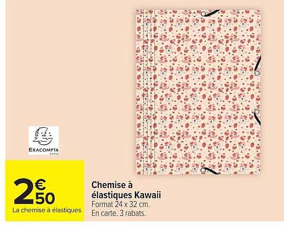 Chemise à élastiques Kawaii