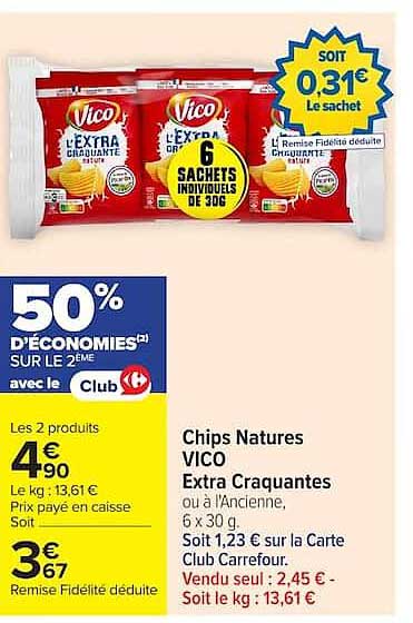 Chips Natures VICO Extra Craquantes