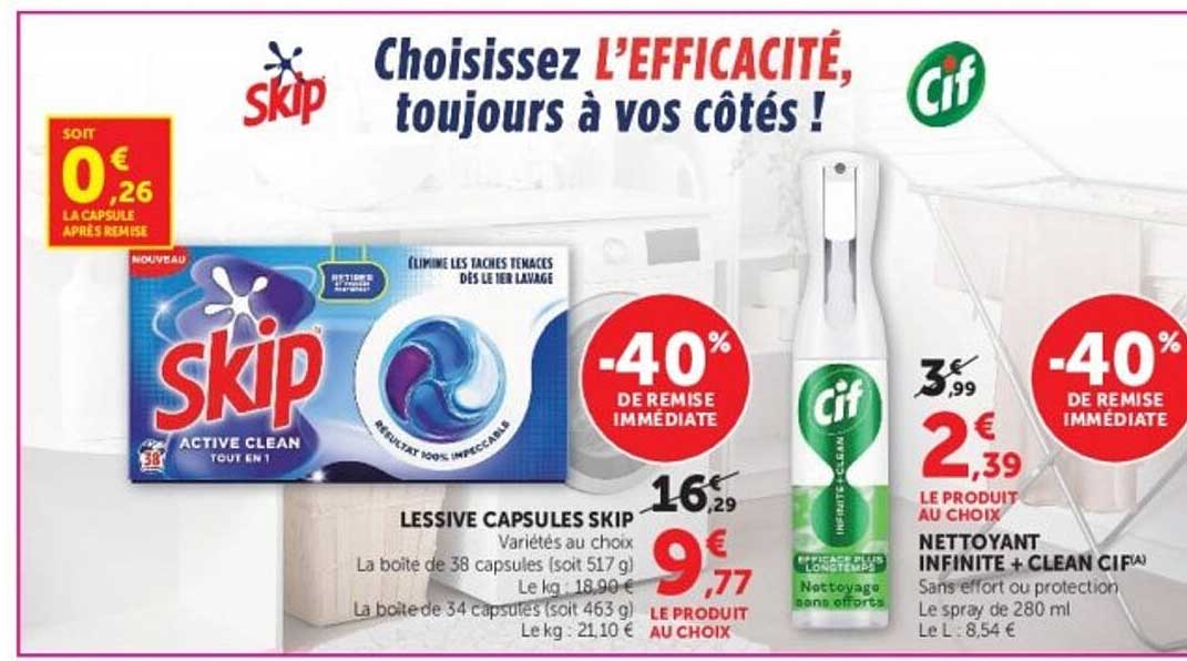 Choisissez L’EFFICACITÉ, toujours à vos côtés !