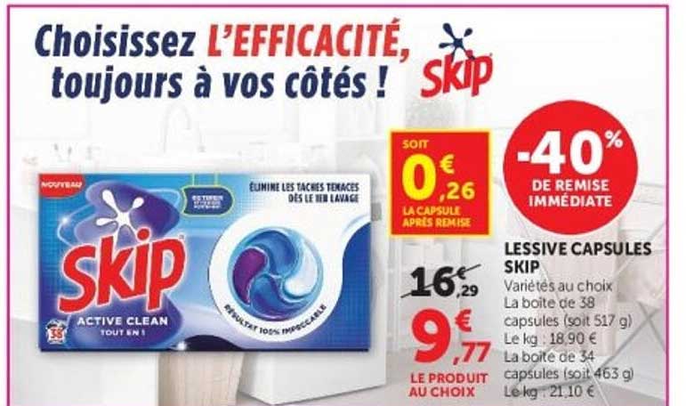 Choisissez L’EFFICACITÉ, toujours à vos côtés !