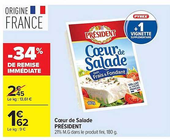Cœur de Salade PRÉSIDENT