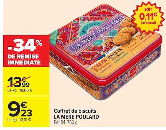 Coffret de biscuits LA MÈRE POULARD