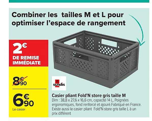 Combiner les tailles M et L pour optimiser l’espace de rangement