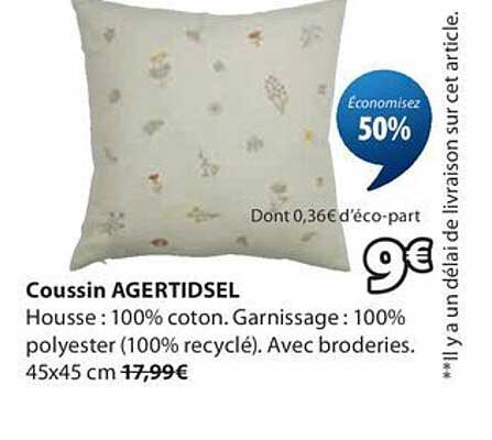 Coussin AGERTIDSEL