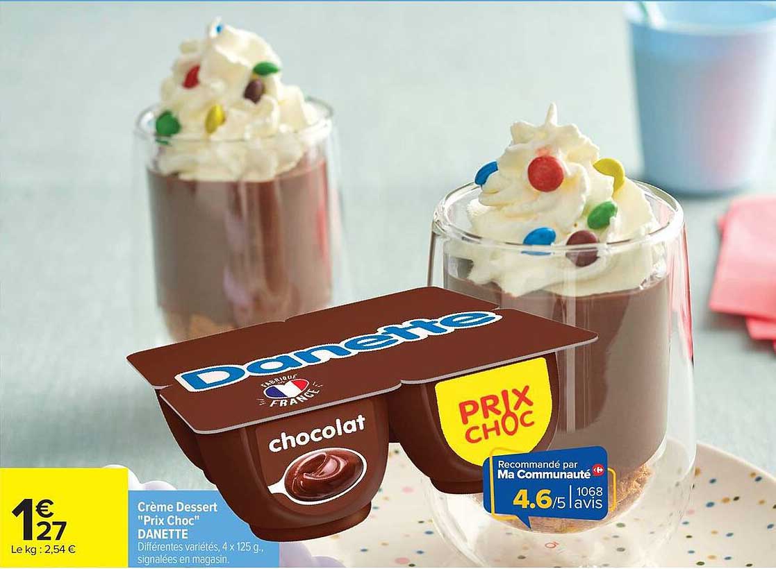 Crème Dessert "Prix Choc" DANETTE