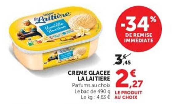 CREME GLACEE LA LAITIERE