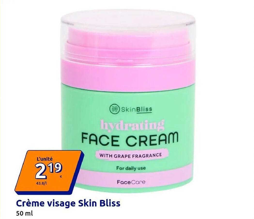 Crème visage Skin Bliss 50 ml