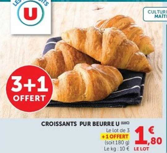 CROISSANTS PUR BEURRE U