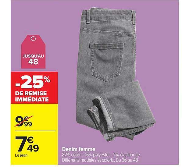 Denim femme