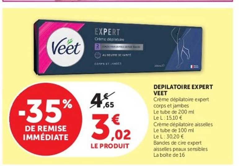 DEPILATOIRE EXPERT VEET