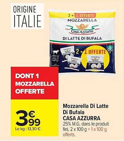 DONT 1 MOZZARELLA OFFERTE