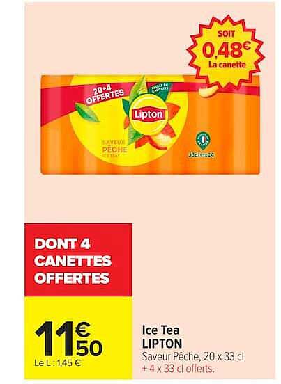 DONT 4 CANETTES OFFERTES