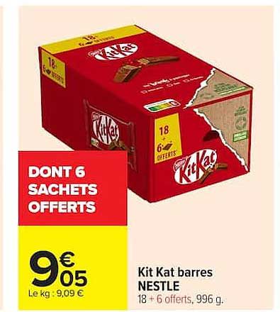 DONT 6 SACHETS OFFERTS