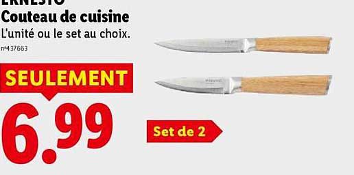 ERNESTO Couteau de cuisine